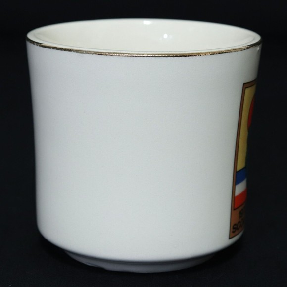 Boy Scouts VTG BSA Ceramic Mug 1973 National Scout Jamboree Coffee Cup Gold Rim - Picture 2 of 6